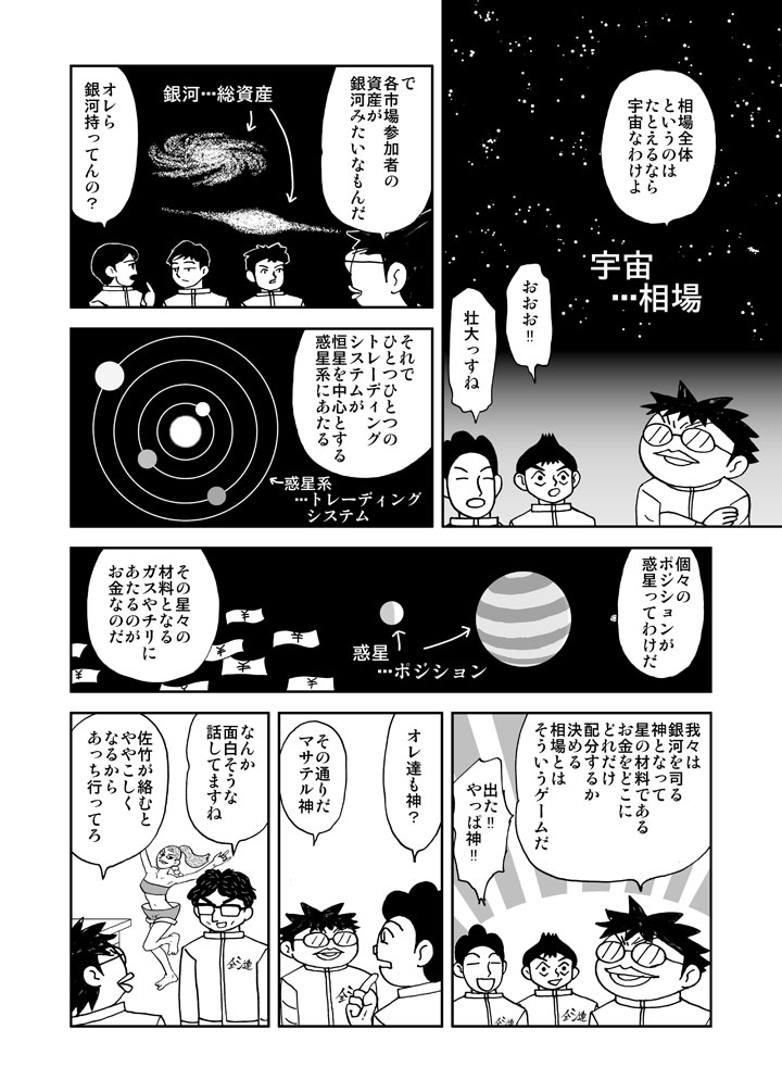 相場全体というのはたとえるなら宇宙なわけよ